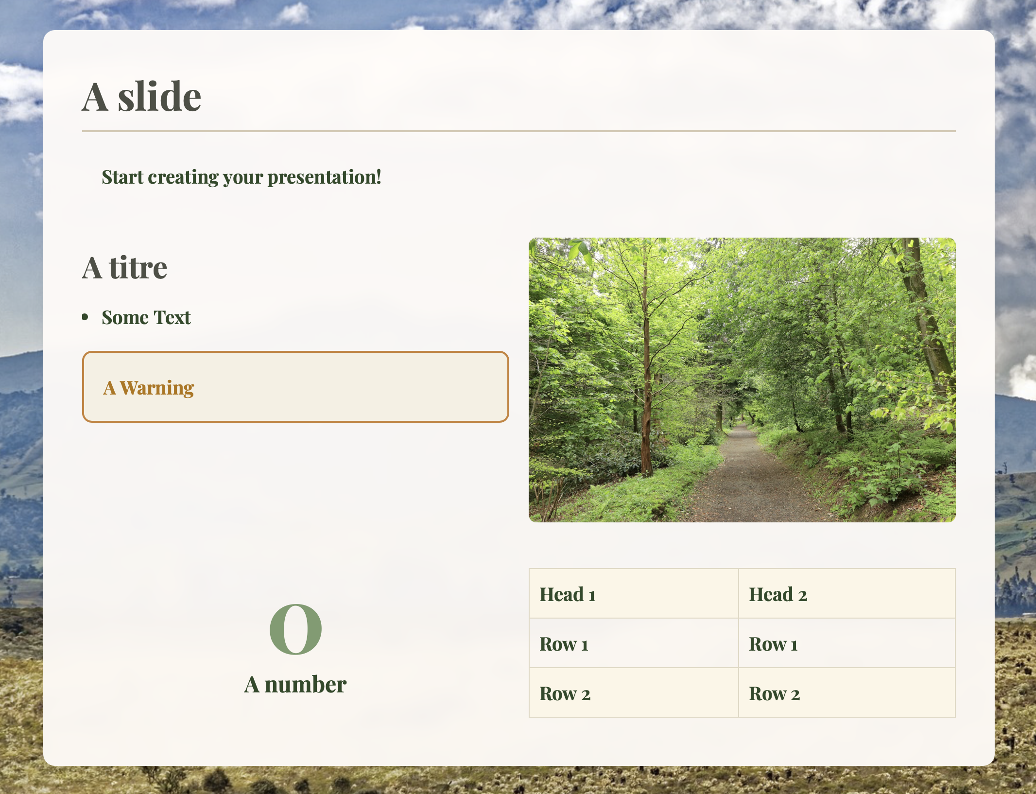 Natural Theme|100